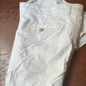 White khaki shorts 5inch